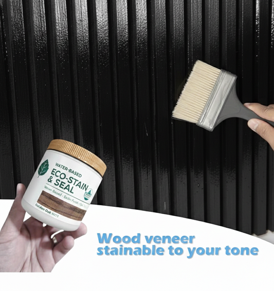 Black Oak Acoustic Slat Wall Panel – 12.6 in. W × 108.2 in. H