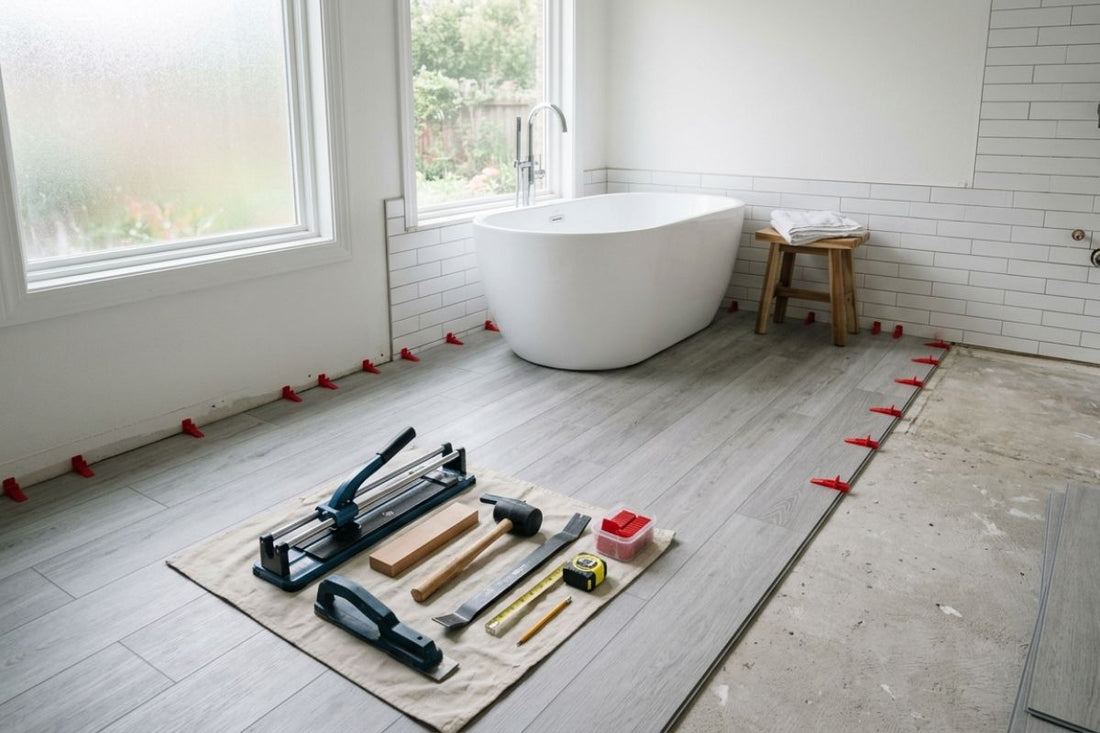 How to Install SPC Flooring in a Bathroom