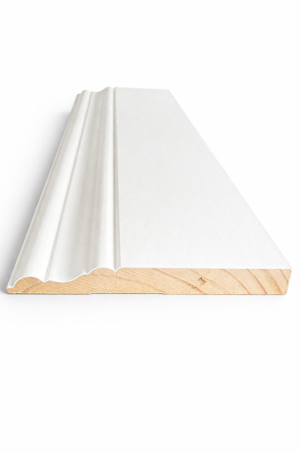 Pine Wood Colonial Baseboard – Smooth Acrylic Painted Finish